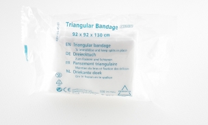 Bandage triangulaire stérile